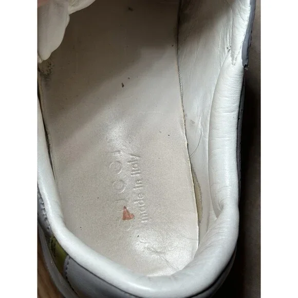 Gucci GG Chunky Monogram Sneakers Men Olive/Grey-Beige Size UK 8 - Picture 8 of 12